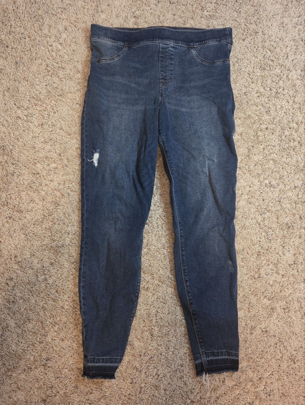 Spanx Women's Blue Skinny Jeans